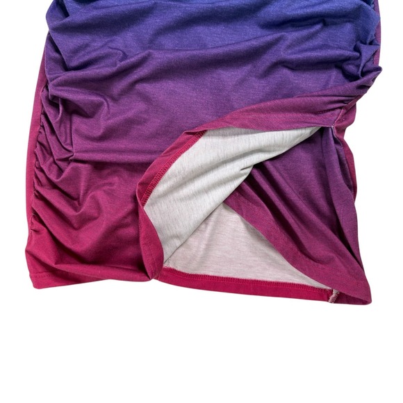 Y2K Ombre Bodycon Mini Dress M Sunset Ombre Tropical Vacation Clubwear Summer - Picture 4 of 8